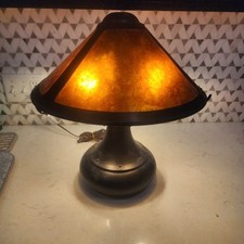 Lâmpada de cebola Mica Lamp Company. Lâmpada de cobre comprar usado  Enviando para Brazil