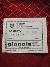 Carrarese avellino amichevole usato  Milano