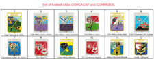 Distintivo, broche: conjunto de clubes de futebol CONCACAF e CONMEBOL comprar usado  Enviando para Brazil