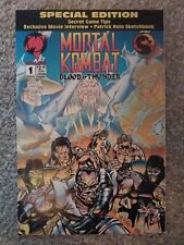 MORTAL KOMBAT BLOOD AND THUNDER #1 1994 VARIANTE QUADRINHOS MALIBU 1ª IMPRESSÃO, usado comprar usado  Enviando para Brazil