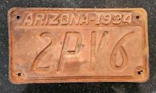 Arizona 1934 copper for sale  Roswell