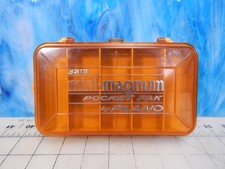 Antigo Plano Mini Magnum Pocket Pak 3213 caixa de equipamento de pesca dupla face, usado comprar usado  Enviando para Brazil