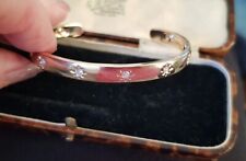 Gold diamond bangle for sale  HINCKLEY