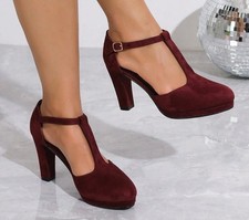 Ladies red faux for sale  ORPINGTON