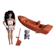Antigo Mattel 1995 Disney Pocahontas River remo boneca canoa motorizada conjunto Meeko comprar usado  Enviando para Brazil