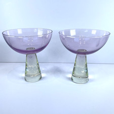 Purple cocktail glasses for sale  LEEDS