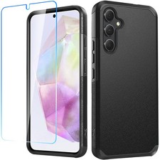 Capa telefone híbrida resistente forte + vidro temperado para Samsung Galaxy A36, usado comprar usado  Enviando para Brazil