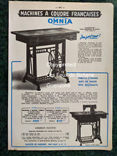 1961 omnia sewing d'occasion  Expédié en Belgium