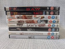 Saw dvd collection for sale  SOUTHEND-ON-SEA