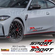 Adesivi sport scritte usato  Pineto