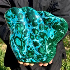 Amostra mineral brilhante cristal malaquita silicone polioftálmico natural 9,03 lb, usado comprar usado  Enviando para Brazil