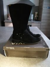 Bottes femme noires d'occasion  Viry