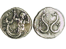 CRETE ITANOS POSEIDON TRITON TRIDENT SEA MONSTERS ANCIENT COIN MUSEUM REMAKE comprar usado  Enviando para Brazil