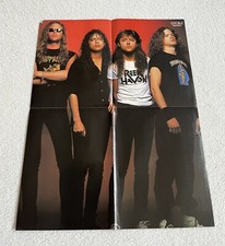 Pôster Metallica 1988 Hetfield Ulrich revista de música sueca década de 1980 vintage raro comprar usado  Enviando para Brazil