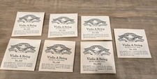 Violino GRETSCH A ou 2ª cordas, aço prateado com proteção de ponte nº. 202 NOS comprar usado  Enviando para Brazil