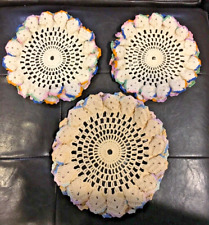 Handmade crocheted doilies for sale  Hanska