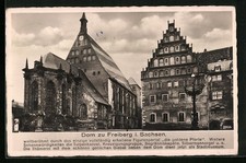 Freiberg / Saksonia, Katedra i Muzeum Miasta, widokówka  na sprzedaż  Wysyłka do Poland