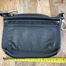 Excellent black leather for sale  ASHFORD
