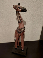 Giraffe holzfigur gebraucht kaufen  Leipzig