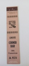 Barra de canto 16th Cummings Ja Georgia? Lote 465 Matchcover nº 1 comprar usado  Enviando para Brazil
