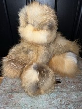 Urso de pelúcia de pele de raposa vermelha articulada feita à mão de 18 pol. Northern MN Cabin Lodge Adirondack comprar usado  Enviando para Brazil