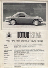 Lotus elan 1966 for sale  UK