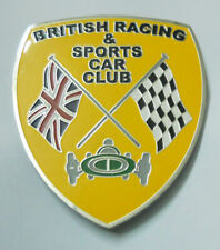 Usado, British Racing & Sports Car Club Grill baldge Emblema logotipos Metal enamled Carro Ruim comprar usado  Enviando para Brazil