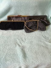 Black evening clutch for sale  SHANKLIN
