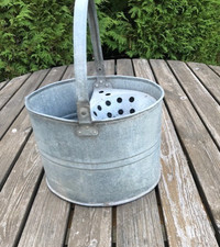 Vintage galvanised mop for sale  ST. ALBANS