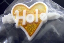 HOLE COURTNEY LOVE Barrette 1994 Live Through This Clipe de Cabelo Branco NOVO Glitter comprar usado  Enviando para Brazil