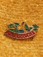 Pin publicitaire perruche d'occasion  Bernay