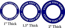 Custom text circles for sale  Ironwood