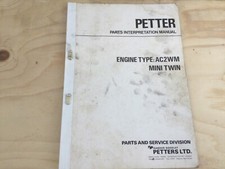 Petter ac2 mini for sale  FAREHAM