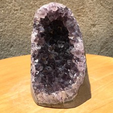 450G Raro Amatista Natural Geoda Cuarzo Cristal Mineral Espécimen Curación segunda mano  Embacar hacia Mexico