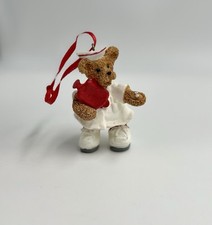 Usado, Enfeite de Natal Kurt Adler ursinho de pelúcia enfermeira vintage remédio RN ursinhos de azevinho comprar usado  Enviando para Brazil