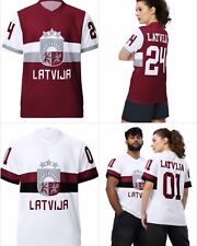 Camiseta Letônia fã de hóquei no gelo tamanhos XS S M L XL XXL 3XL 4xl comprar usado  Enviando para Brazil