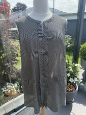 Damentop schwarz weiß gebraucht kaufen  Hohenwestedt
