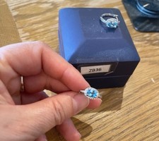 Natural blue topaz for sale  KINGSTON UPON THAMES