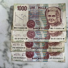 Banconote italiane 1000 usato Banconote italiane 1000 usato  Solza