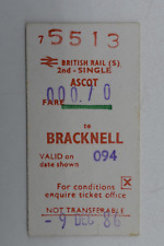 Railway ticket ascot for sale  REDCAR