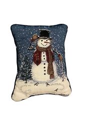 Vintage tapestry snowman for sale  Marietta