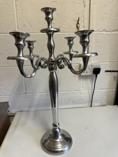 Silver candelabra tall for sale  LEEDS