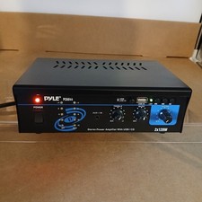 Amplificador de potência estéreo Pyle Pro PCAU44 mini 120 watts x 2 com entrada USB, usado comprar usado  Enviando para Brazil