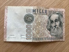 Banconota 1000 mille usato  Roma