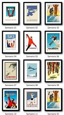 Samoens ski poster for sale  BRAUNTON