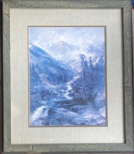 Vintage framed matted for sale  Woodland