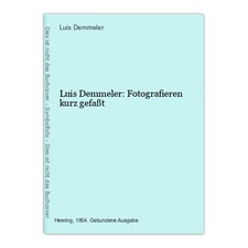 Luis demmeler fotografieren gebraucht kaufen  Grasellenbach
