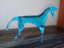 Vintage murano blue for sale  WAKEFIELD