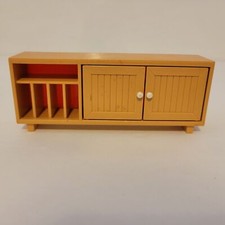 Muebles de centro de entretenimiento para casa de muñecas Tomy vintage años 70 segunda mano  Embacar hacia Mexico