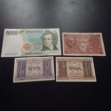 Vecchie banconote regno usato  Riolo Terme